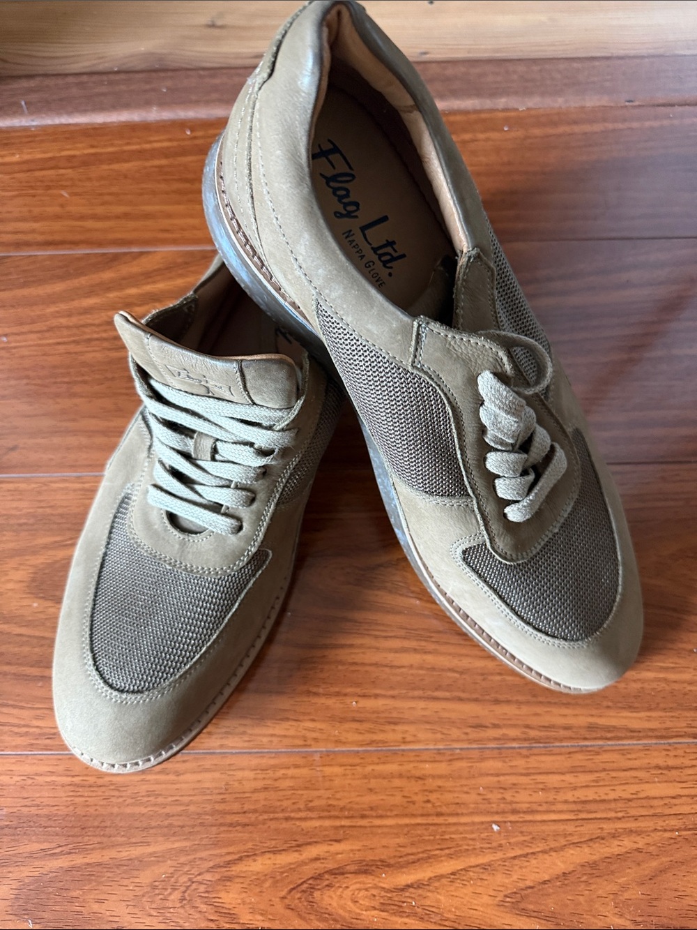 Flag LTD. Men's Olive Casual Sneakers